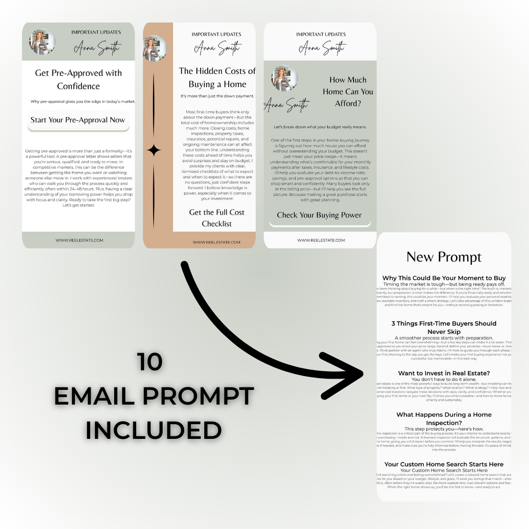 REAL ESTATE EMAIL DRIP CAMPAIGN Templates