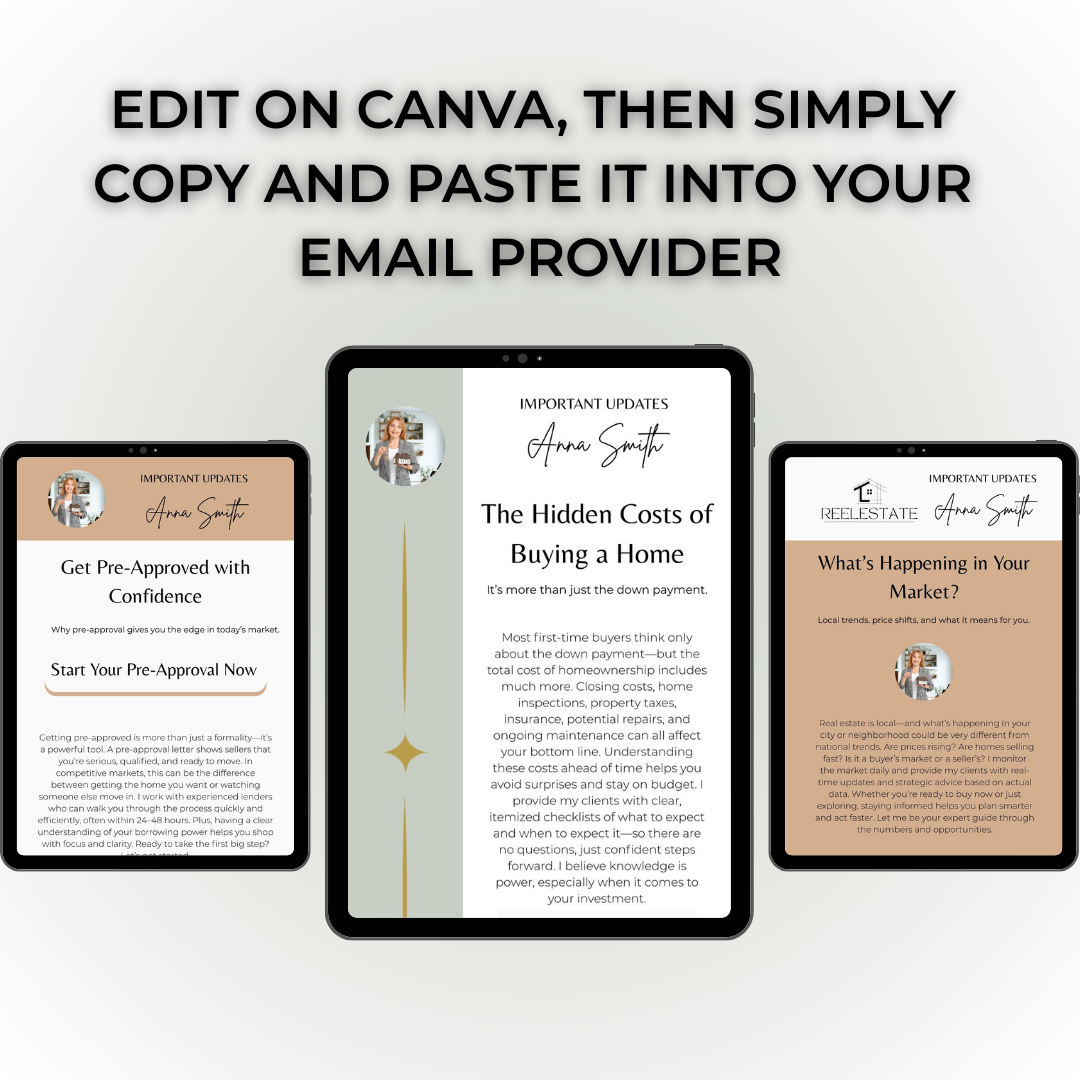 REAL ESTATE EMAIL DRIP CAMPAIGN Templates