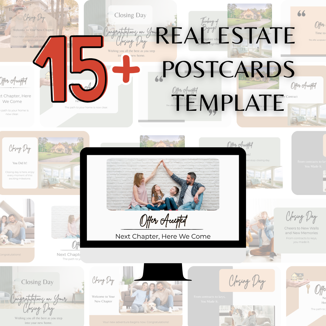 REAL ESTATE POSTCARDS Templates