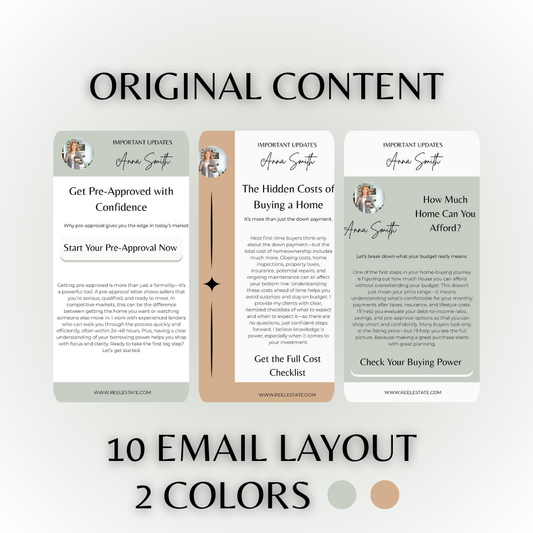 REAL ESTATE EMAIL DRIP CAMPAIGN Templates