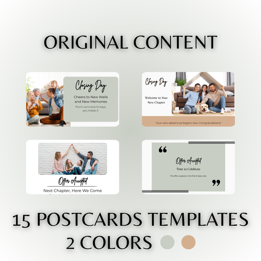 REAL ESTATE POSTCARDS Templates
